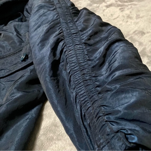 Vintage 80’s J. Gallery Giacca Metallic Blue Duck Down Filled Puffer Ski Jacket - Picture 6 of 11